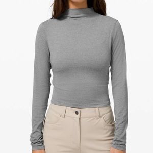 Lululemon All Aligned Mock Neck Long Sleeve *Nulu